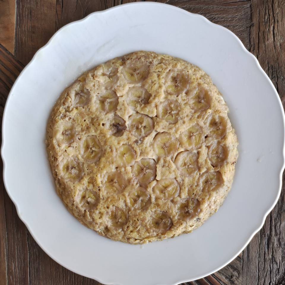 Tortilla de plátano a la sartén Tortilla de plátano a la sartén