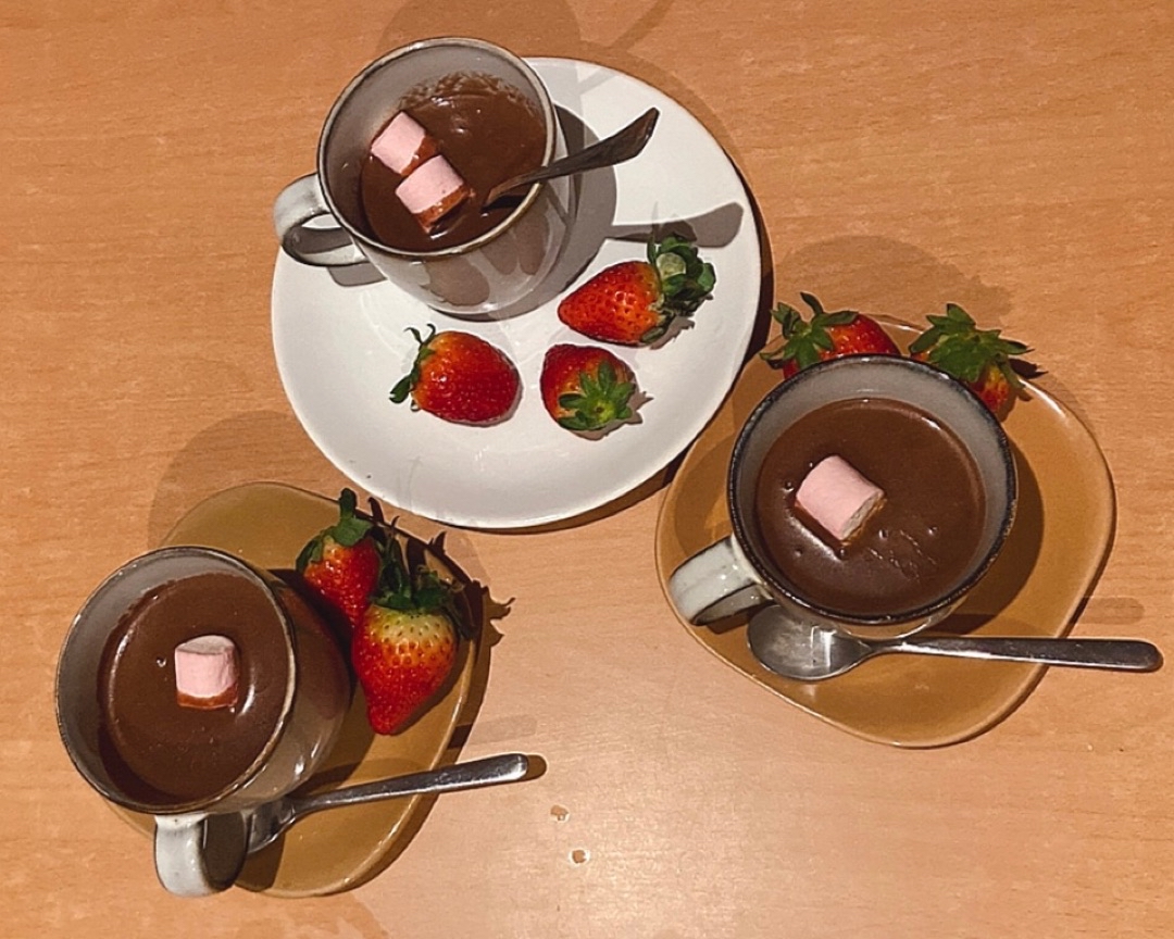 Chocolate a la taza vegano 