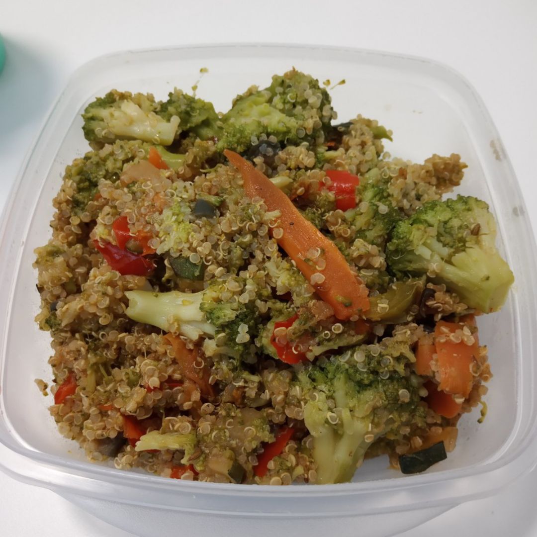 Quinoa con verduras Quinoa con verduras