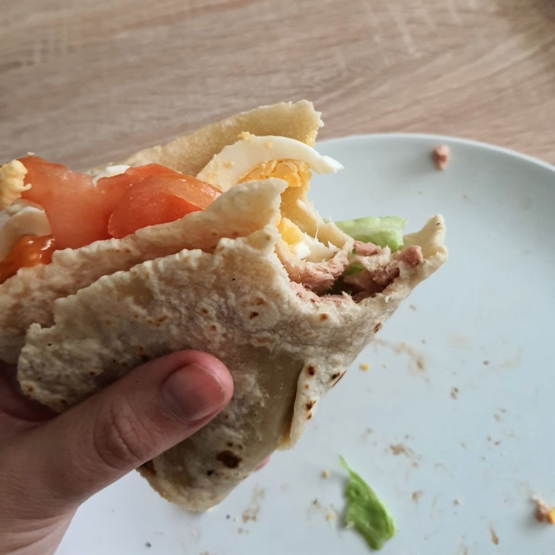 Wraps de verdura Paso 5