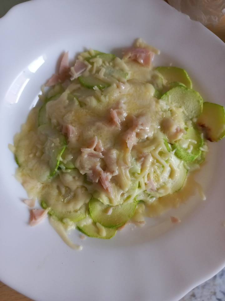 Calabacin gratinado Calabacin gratinado