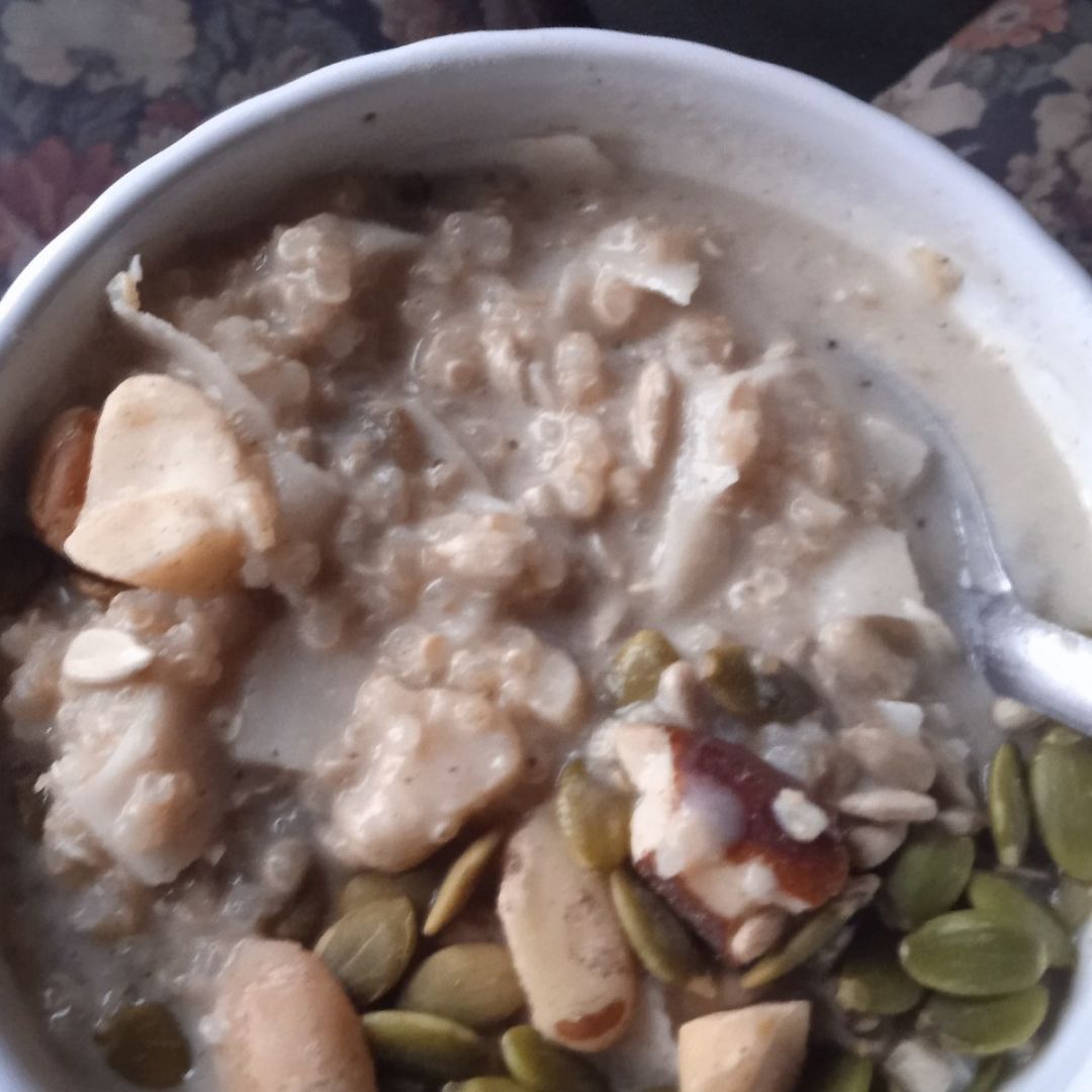 Delicia de Quinoa con leche de coco Delicia de Quinoa con leche de coco