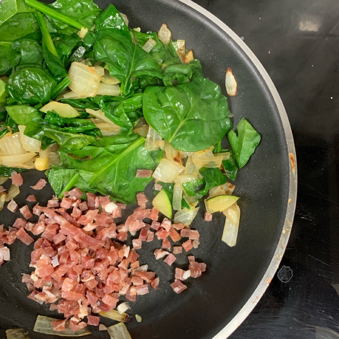 Garbanzos con espinacas y jamón Paso 2 Garbanzos con espinacas y jamón Paso 2