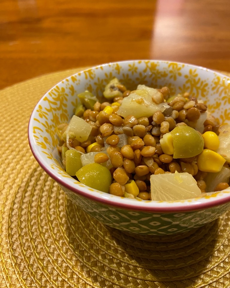 Ensalada fría de lentejas Ensalada fría de lentejas