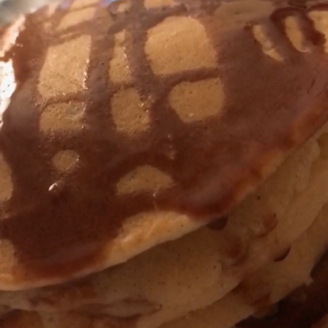 Tortitas de avena con chocolate 