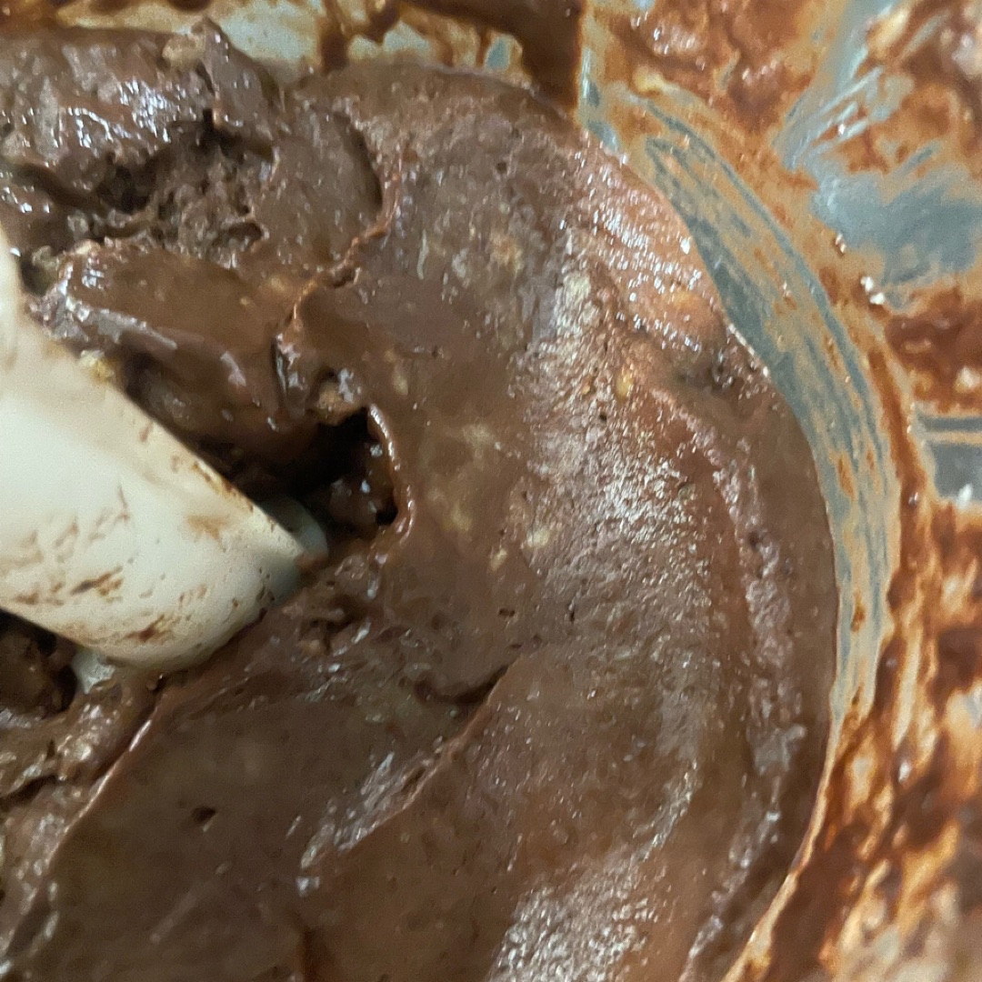 Helado de cacao y plátano  Paso 2