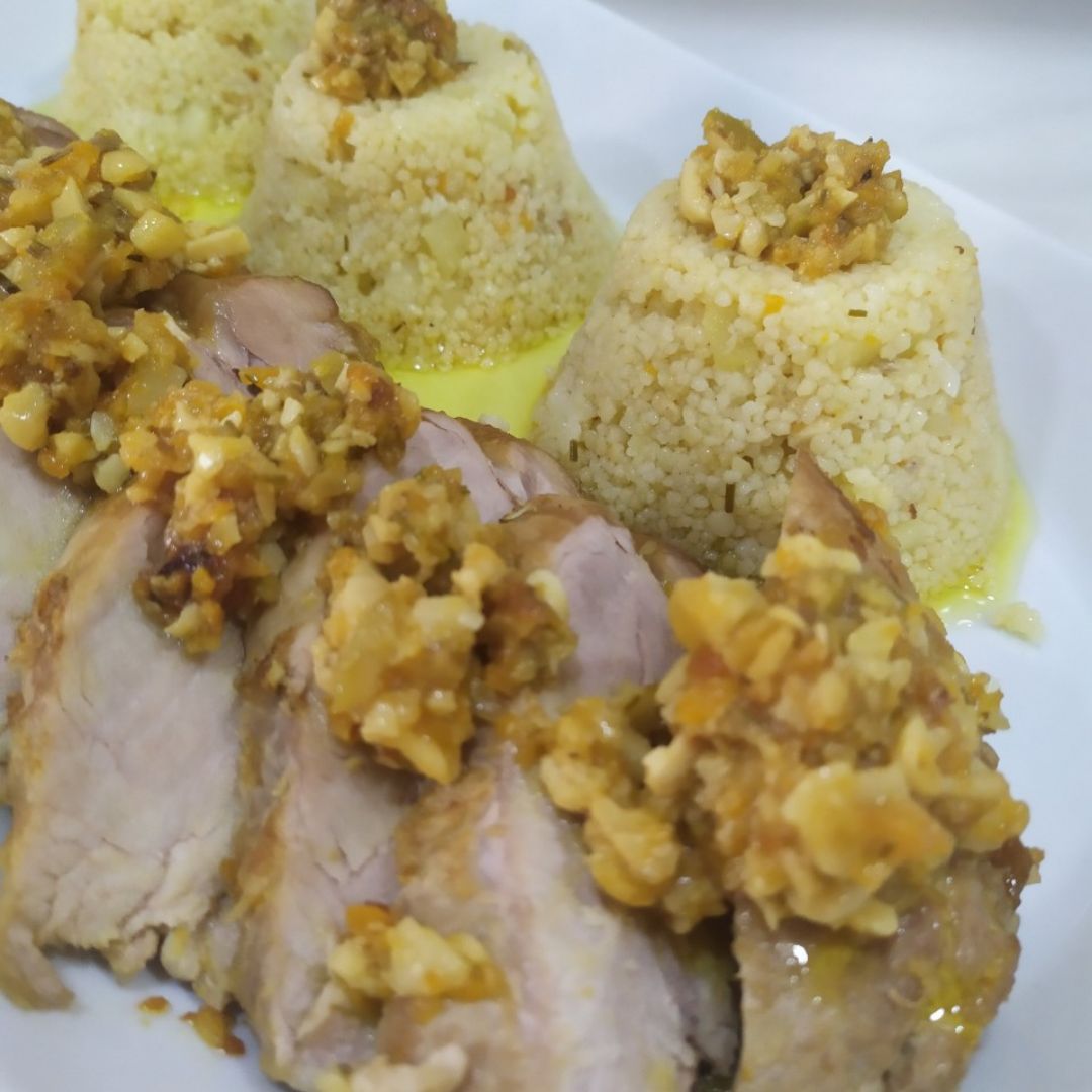 Solomillo a la Sevillana con cuscús Paso 0 Solomillo a la Sevillana con cuscús Paso 0