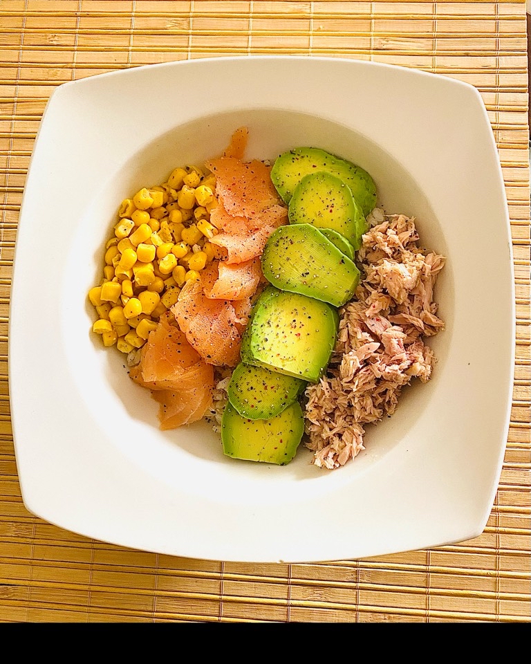 Poke de arroz integral Poke de arroz integral