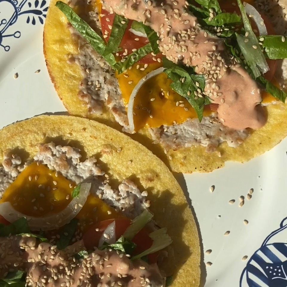 Hamburguesa en taco 🌮 