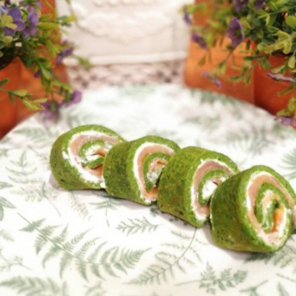 Tortitas de espinacas.