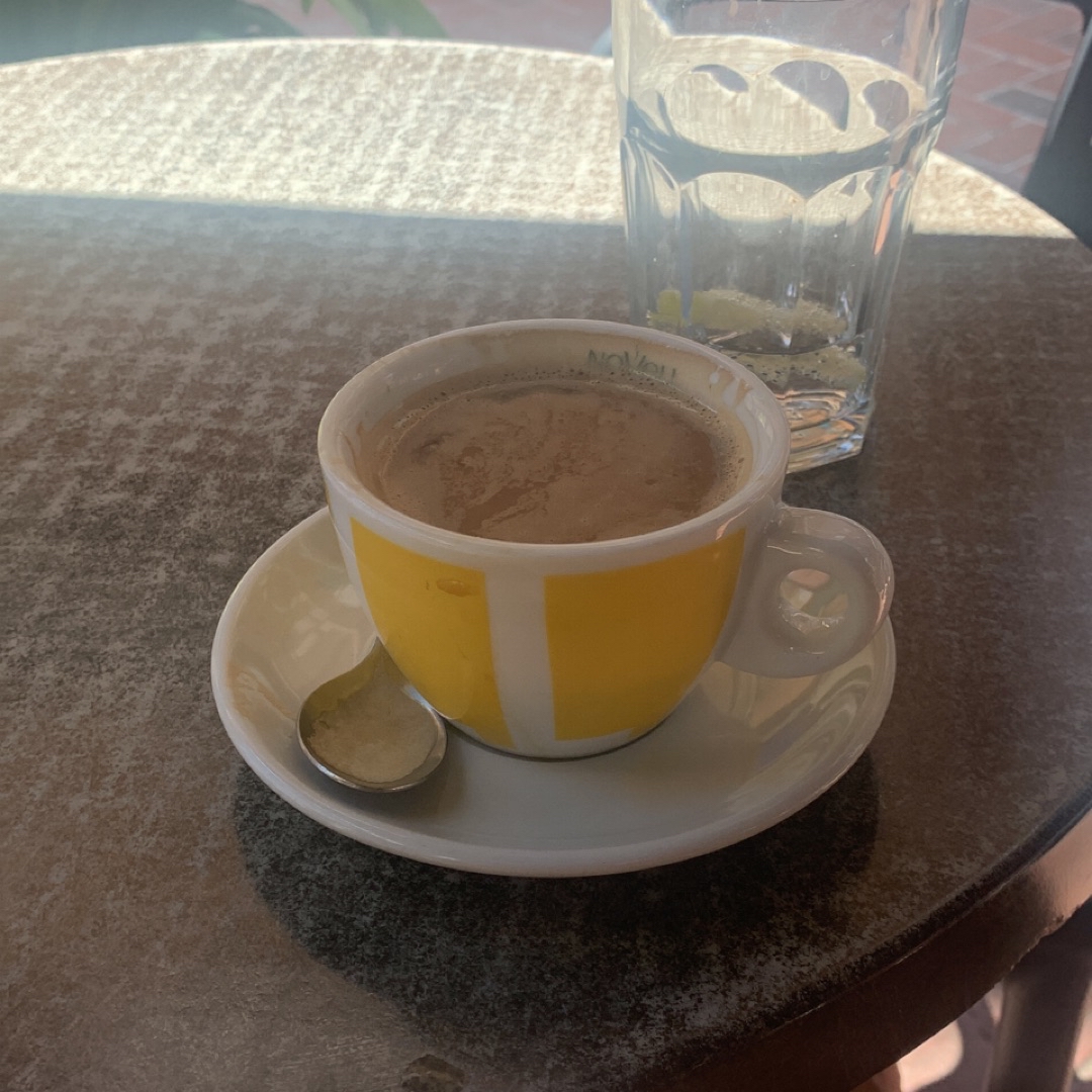 Café con leche de soja Café con leche de soja