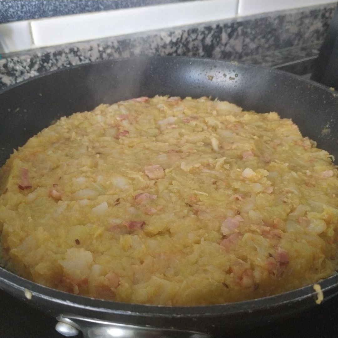 "Trinxat" de berza Paso 3 "Trinxat" de berza Paso 3
