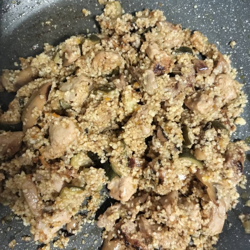 Cuscus con pavo y verduras Cuscus con pavo y verduras