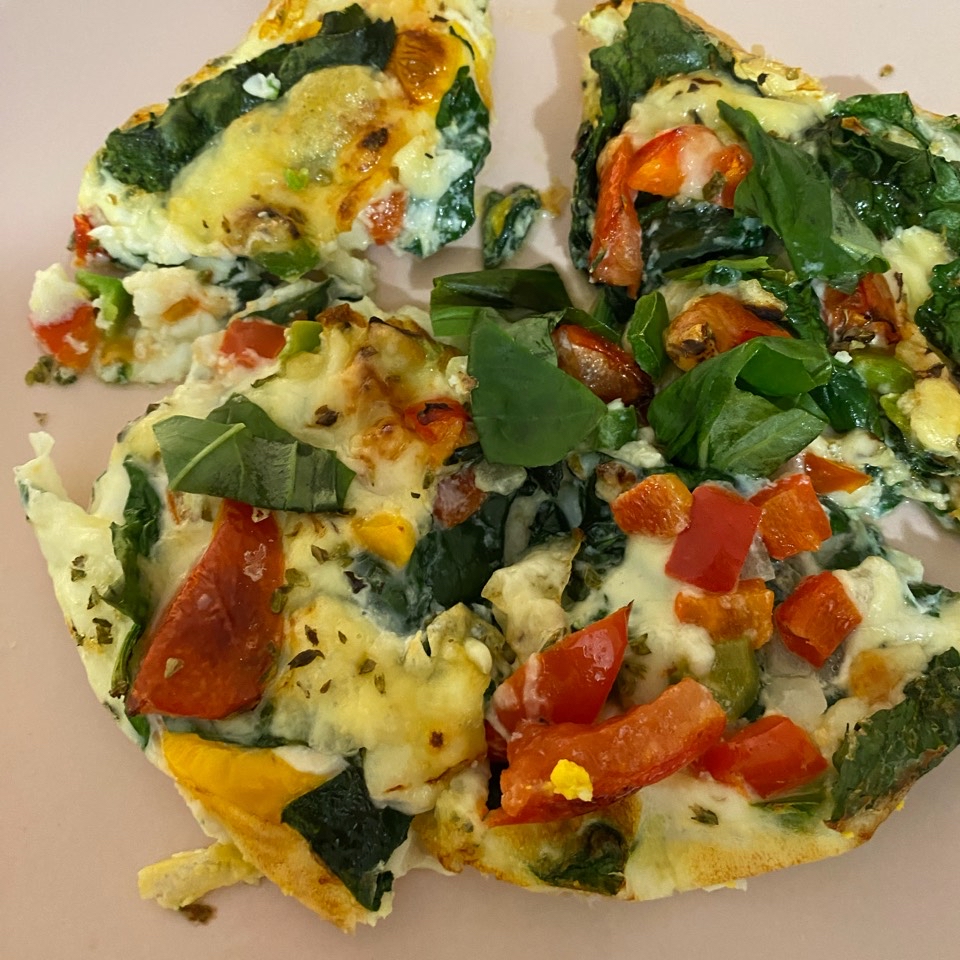 Pizza con base de huevos en 15’ Pizza con base de huevos en 15’