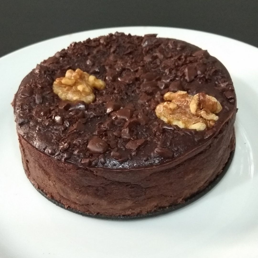 Brownie vegano rápido Brownie vegano rápido