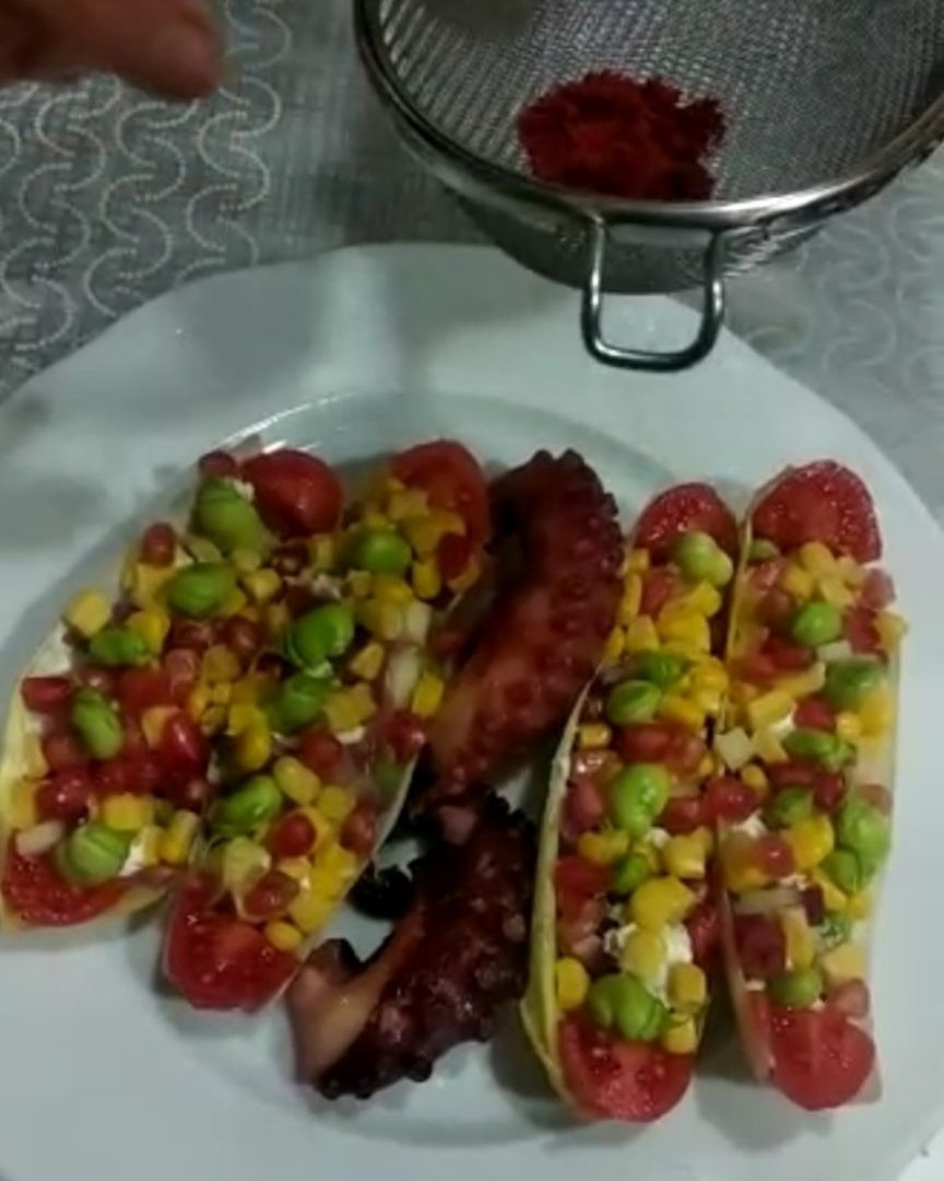 Barquitas arcoiris con pulpo 馃悪 馃寛 Paso 2 Barquitas arcoiris con pulpo 馃悪 馃寛 Paso 2
