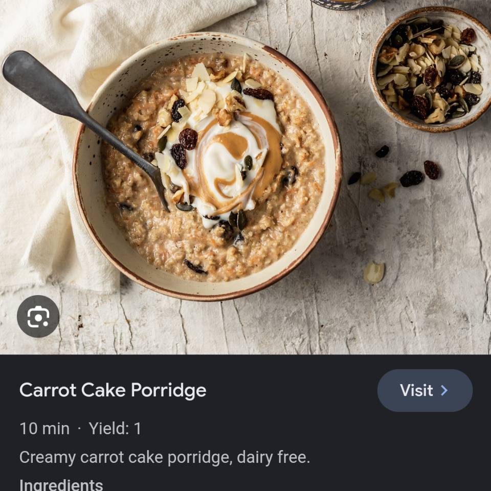 Carrot porridge Carrot porridge