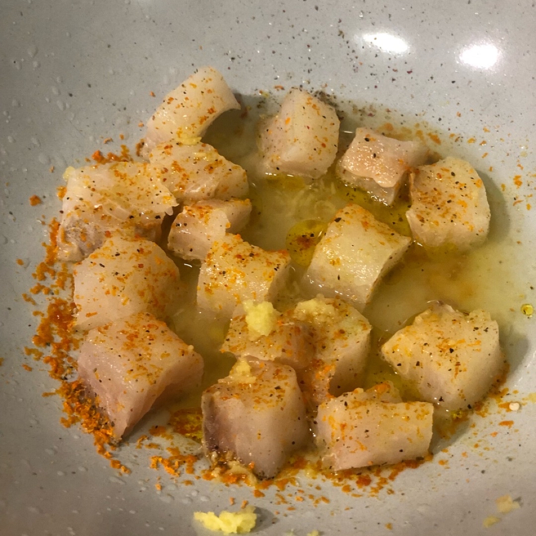 Cebiche de merluza 🔝🔝 Paso 1