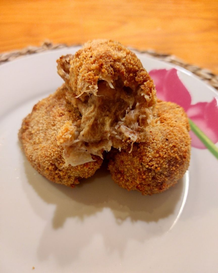 Croquetas de PRINGÁ en Airfryer