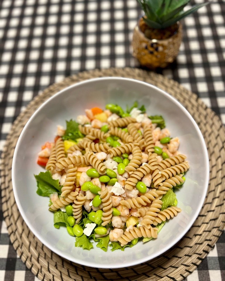 Ensalada de pasta y langostino Ensalada de pasta y langostino