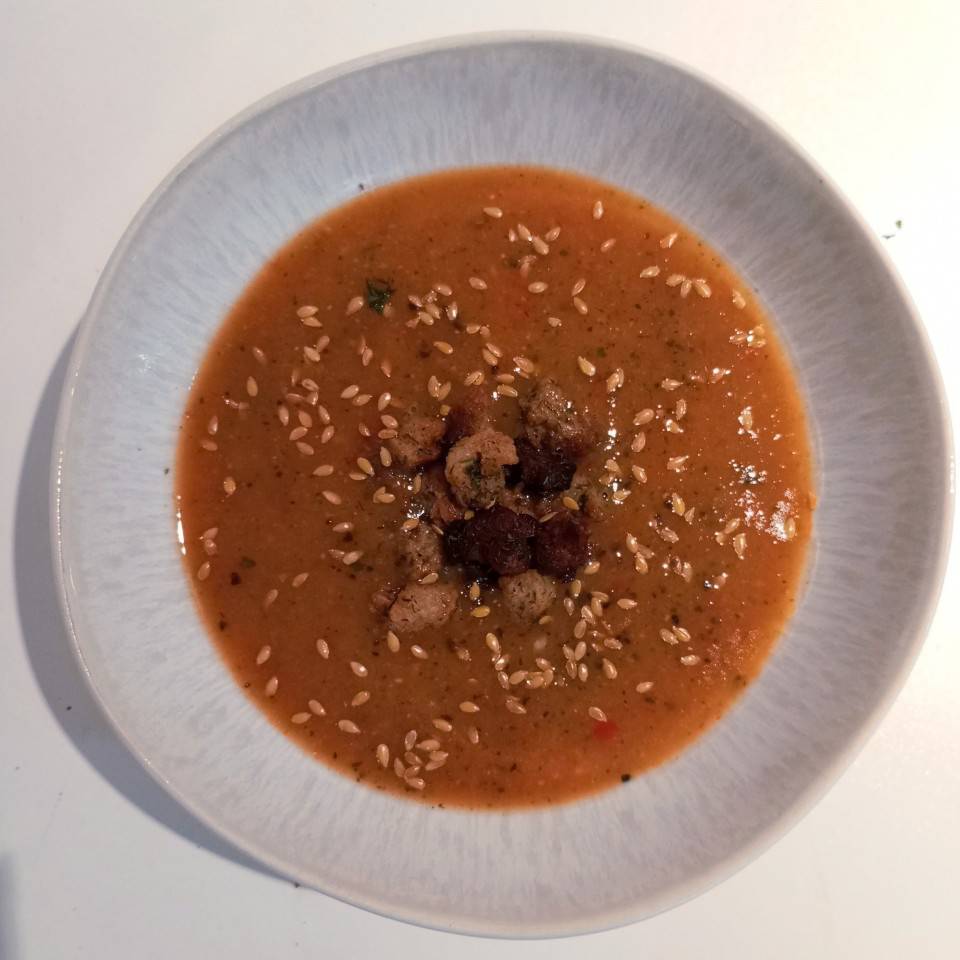 Puré de verduras, lentejas y arroz 🌾
