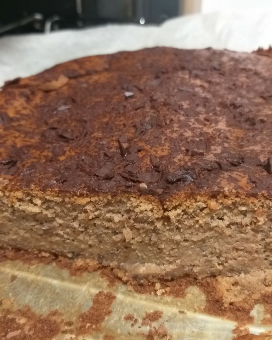 Bizcocho de plátano y avena