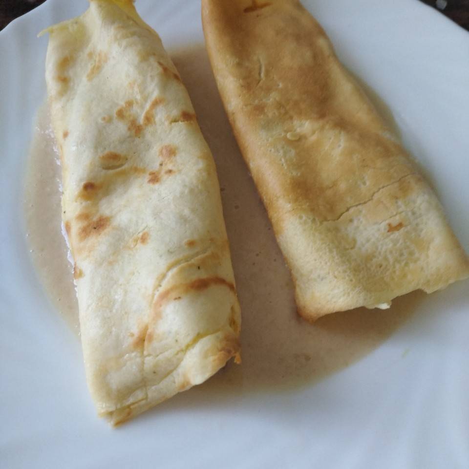Crepes de solomillo y queso Crepes de solomillo y queso