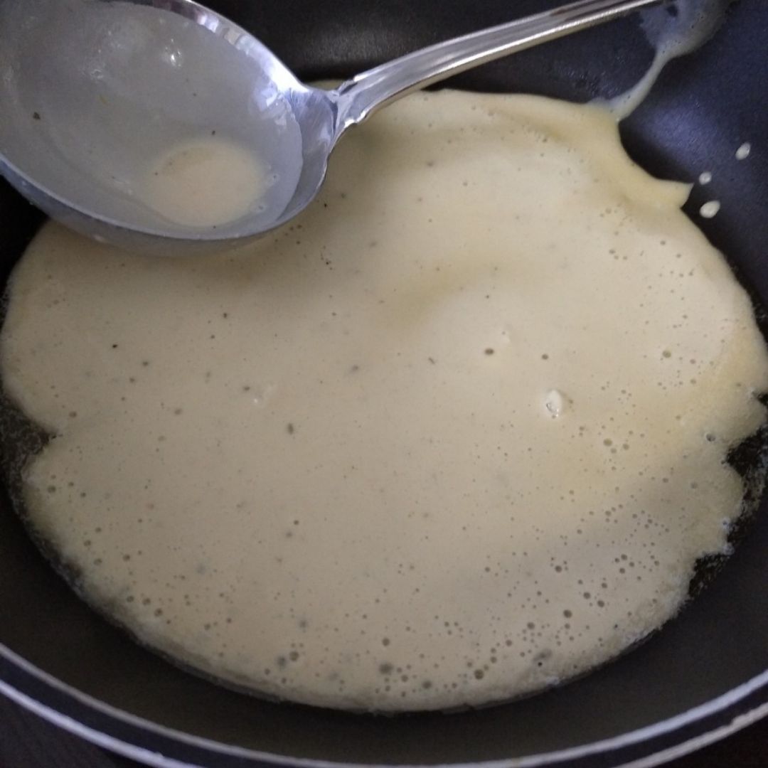 Crepes de solomillo y queso Paso 1 Crepes de solomillo y queso Paso 1