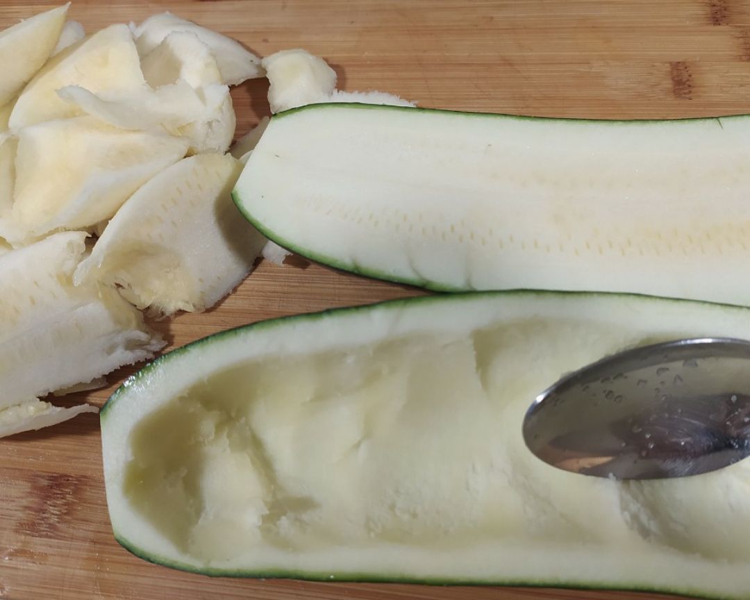 🥒 Calabacín relleno de verdura y carne vegetal🍅 Paso 0 🥒 Calabacín relleno de verdura y carne vegetal🍅 Paso 0