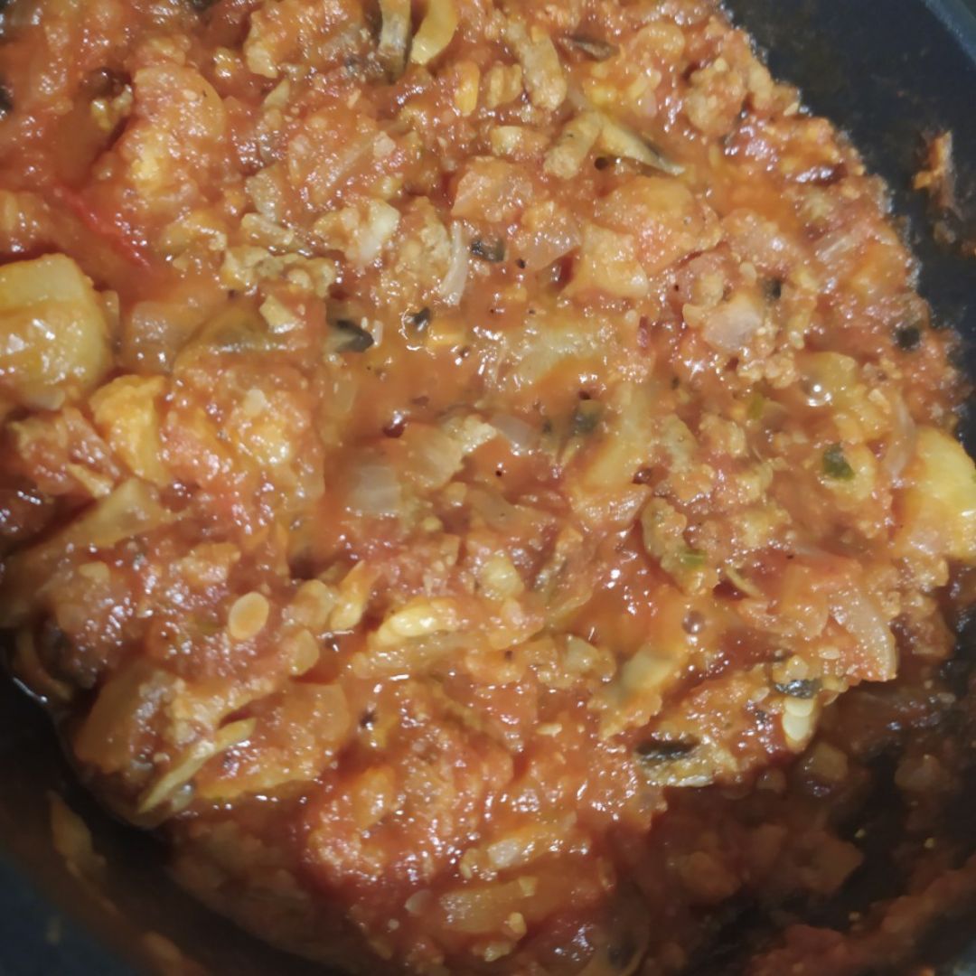 🥒 Calabacín relleno de verdura y carne vegetal🍅 Paso 3 🥒 Calabacín relleno de verdura y carne vegetal🍅 Paso 3