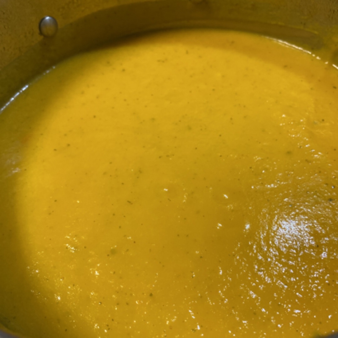 Puré de verduras con curry Puré de verduras con curry