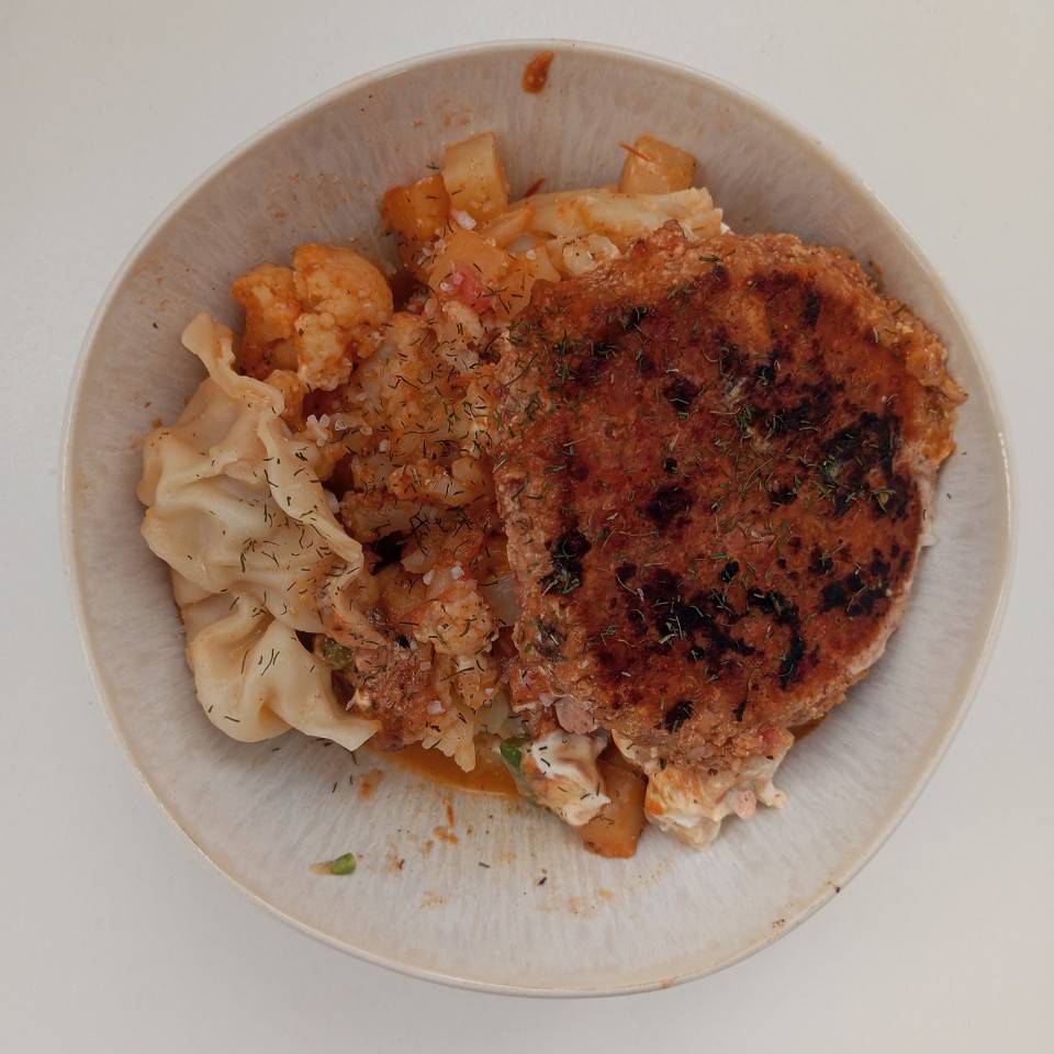 Hamburguesa con quinoa y berenjena 🍆🍔