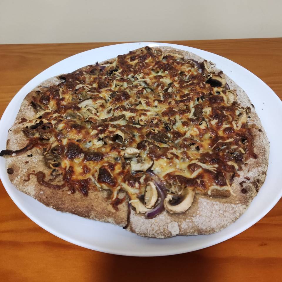 Pizza base de trigo integral 