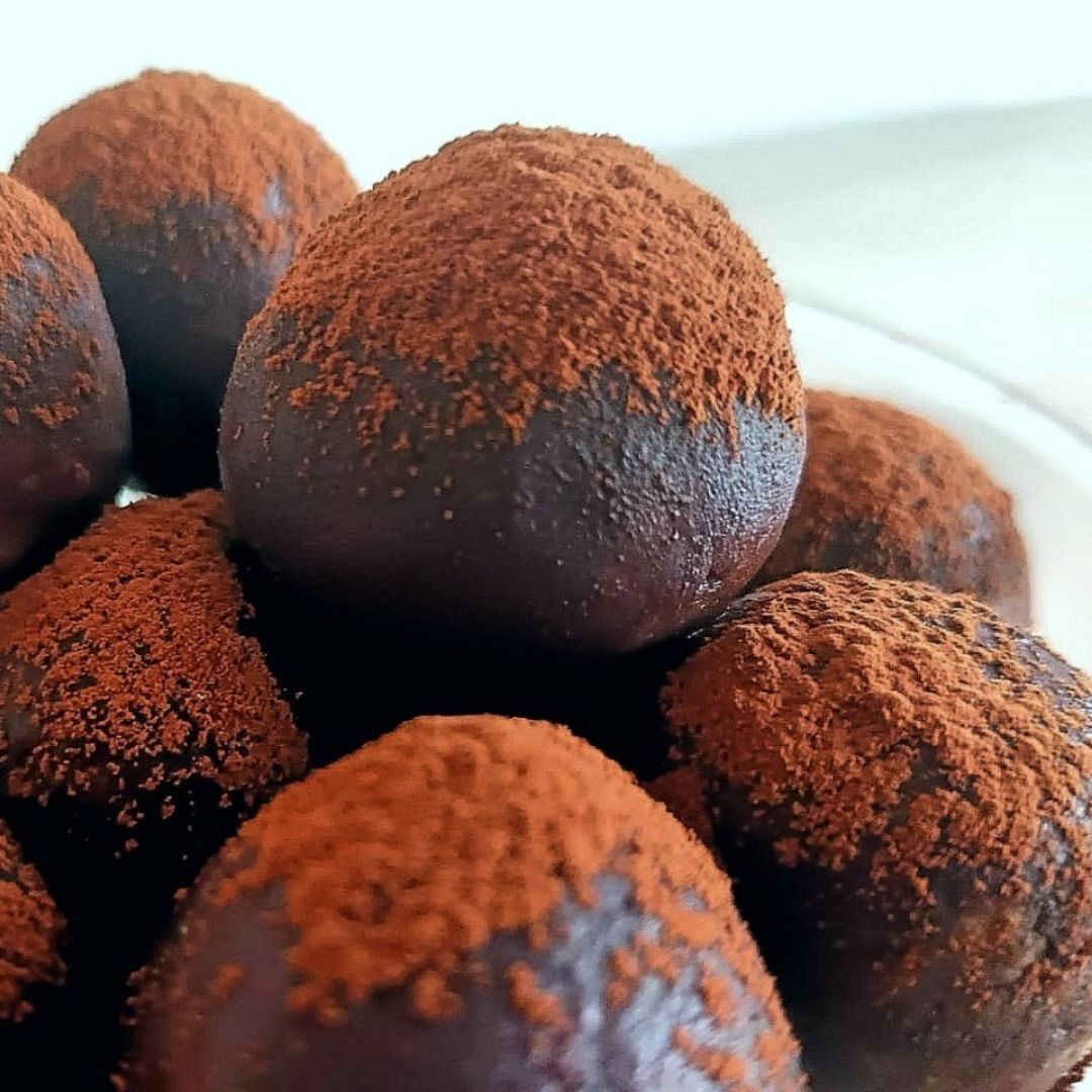 Energy balls de cacao y frutos secos 