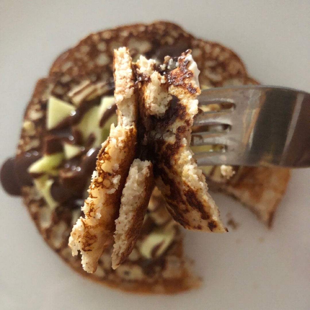 Tortitas de manzana y proteína Paso 3 Tortitas de manzana y proteína Paso 3