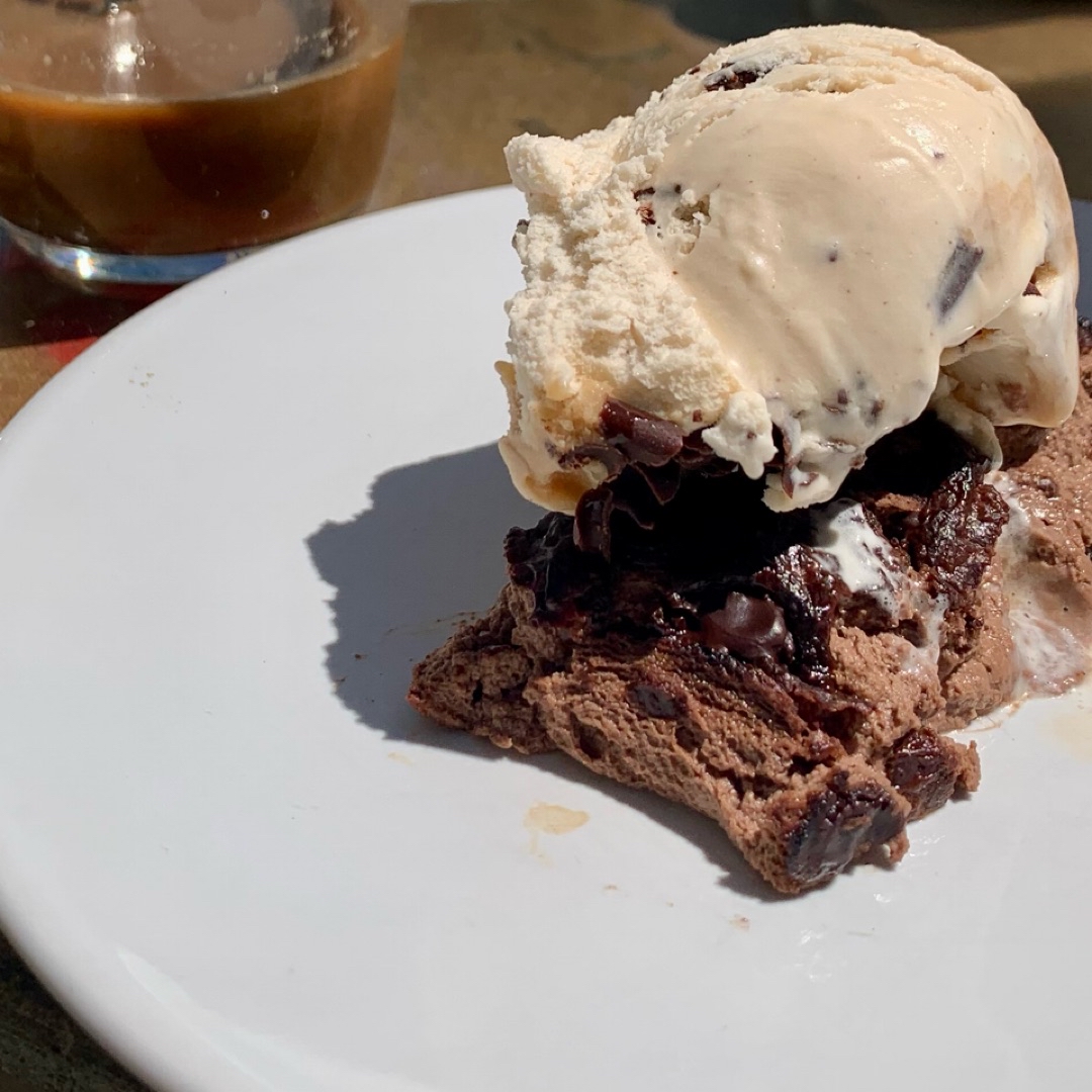 Brownie proteico Paso 5 Brownie proteico Paso 5