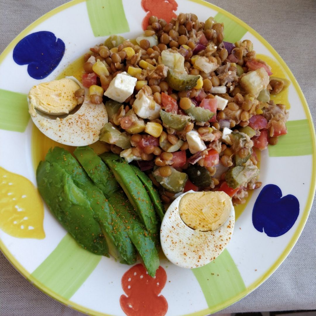 Ensalada de lentejas Ensalada de lentejas