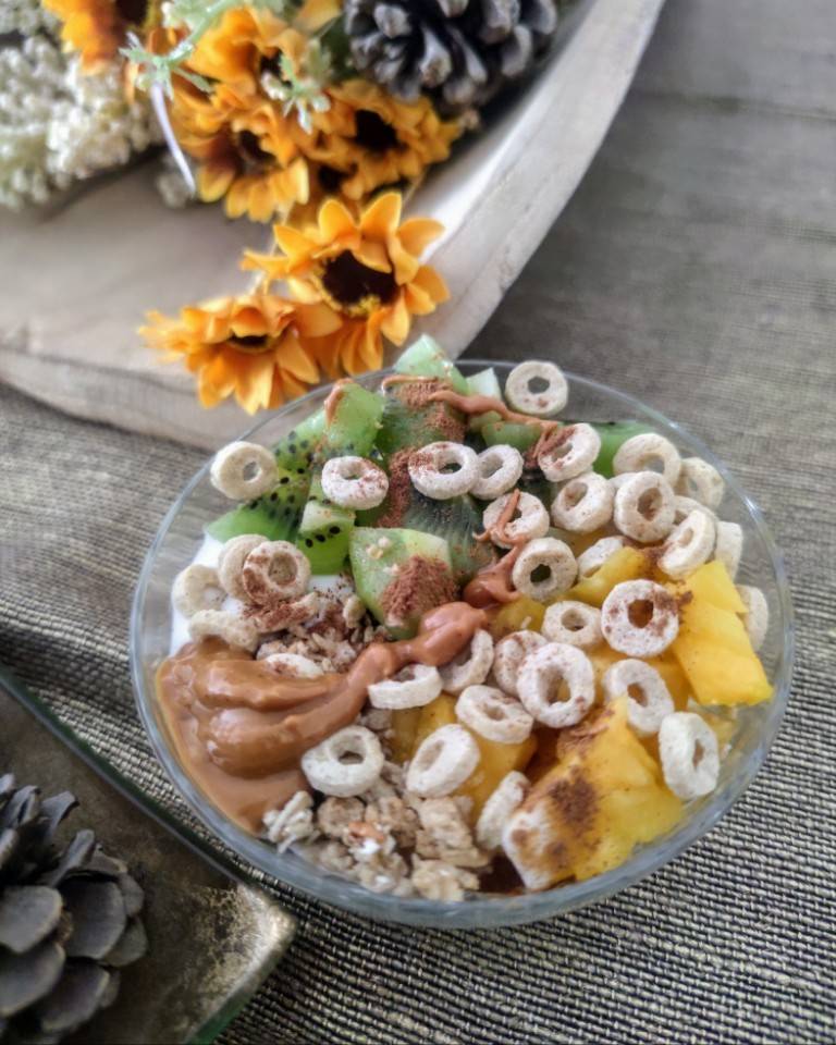 BOWL SALUDABLE DE KÉFIR 🌾🍍🥝