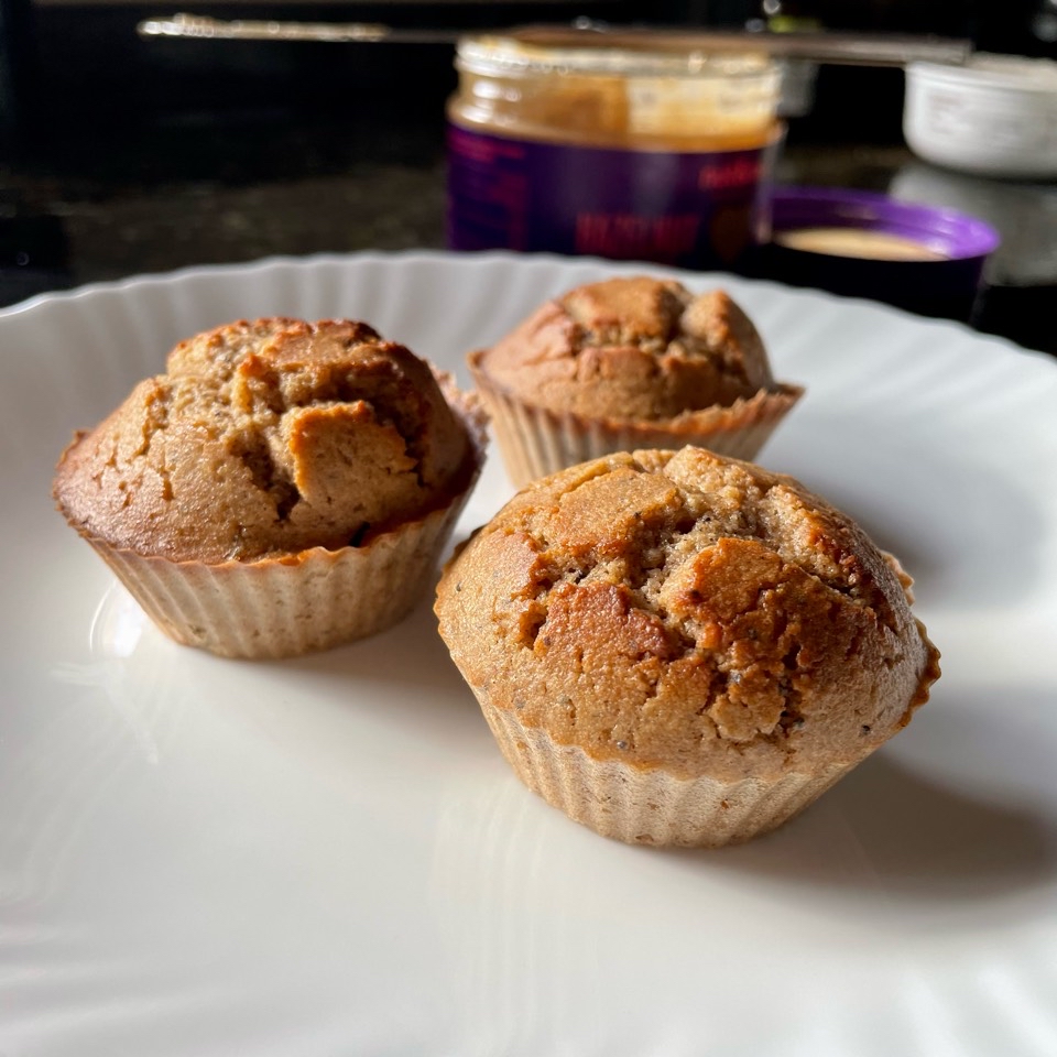 Muffins con harina de almendra