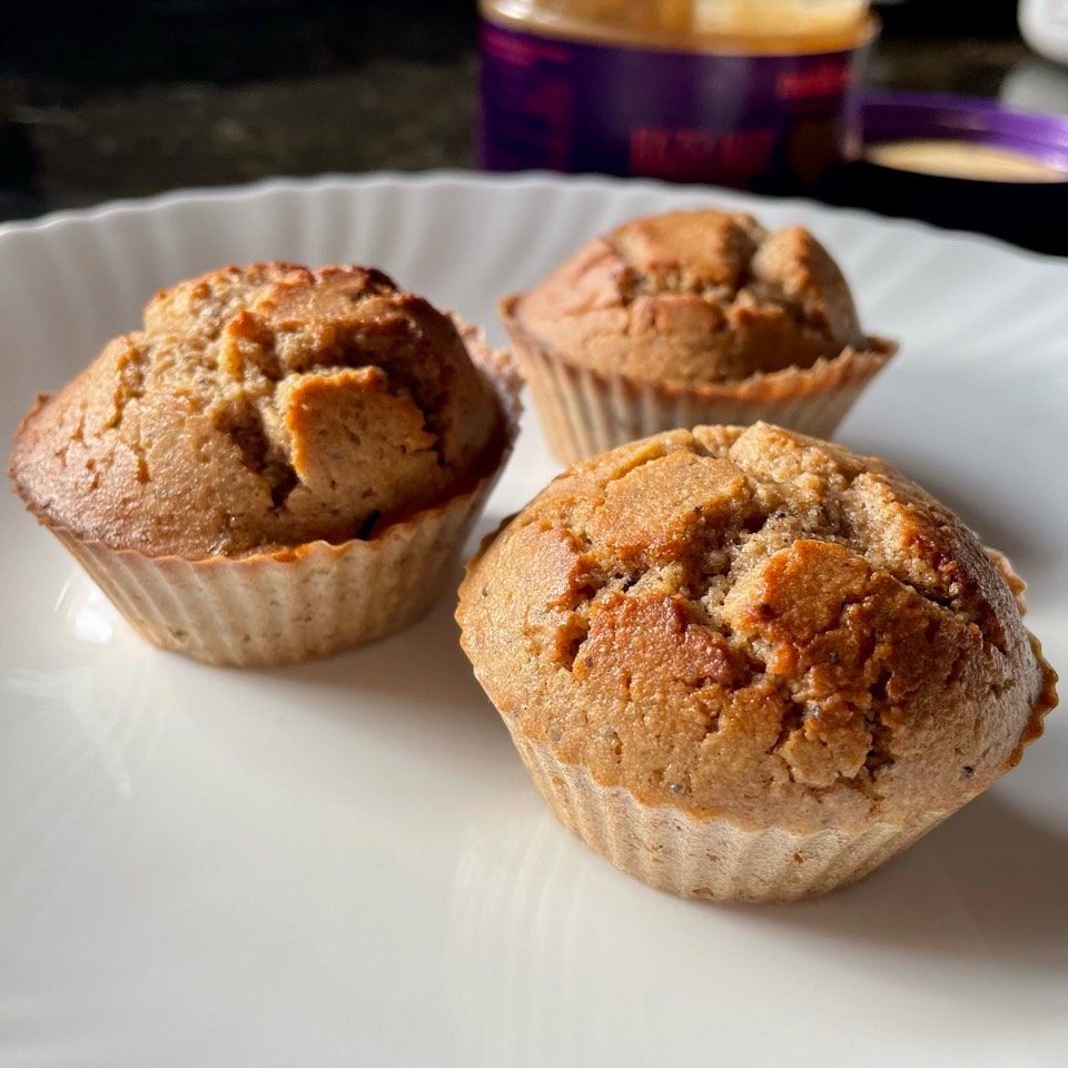 Muffins con harina de almendra