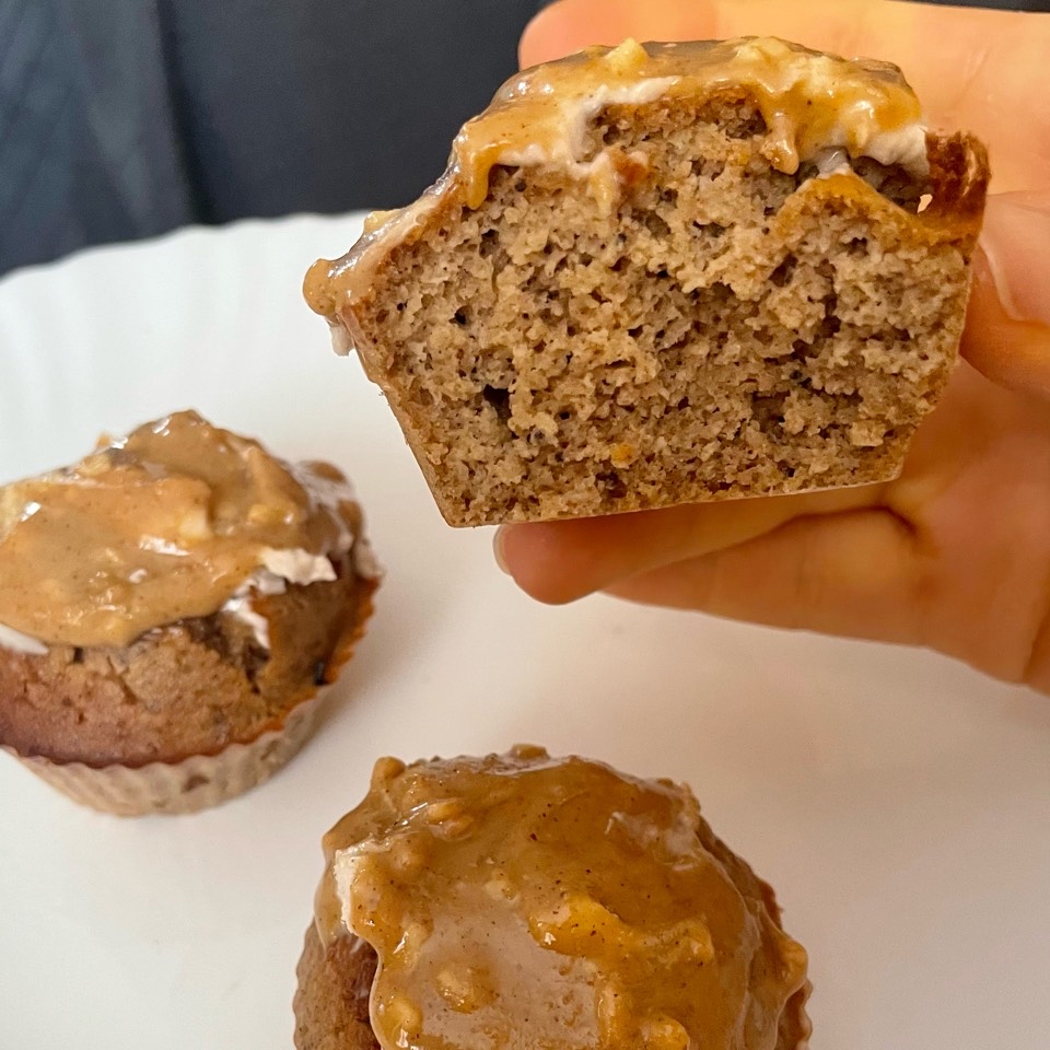 Muffins con harina de almendra