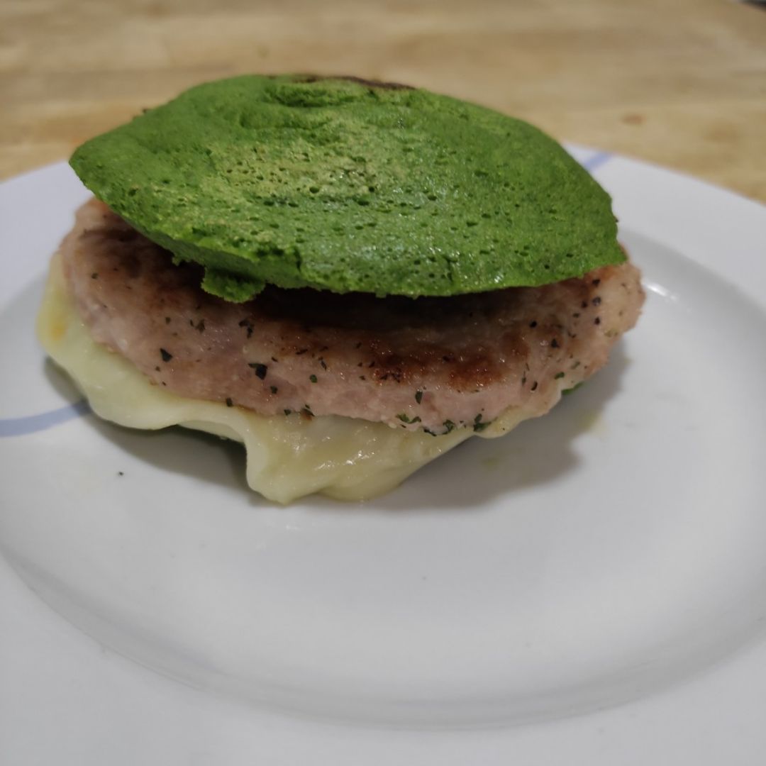 Hamburguesa de pan proteico Hamburguesa de pan proteico