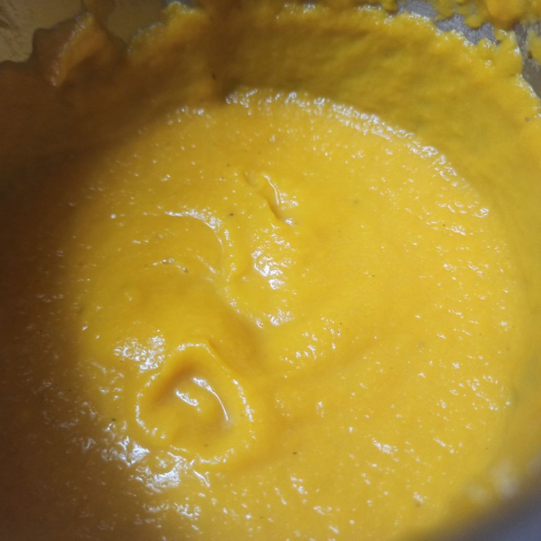 Crema de calabaza Paso 5 Crema de calabaza Paso 5