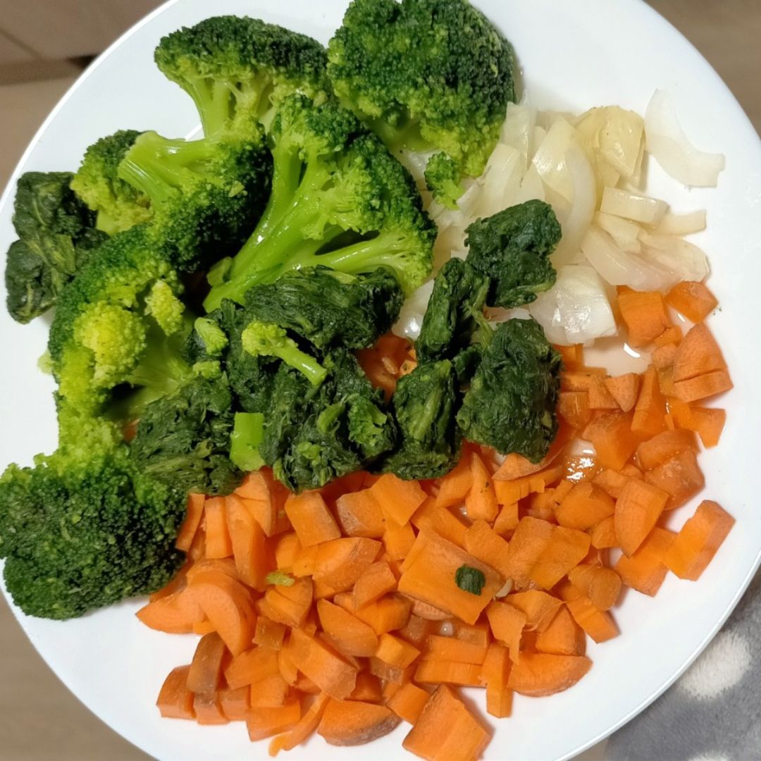 Lentejas con verduras y arroz Step 2