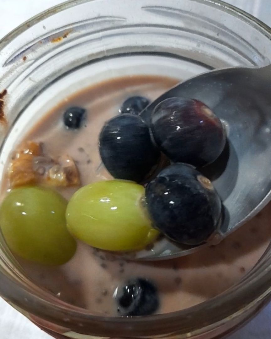 Pudin de chía y cacao 🫐 Paso 4 Pudin de chía y cacao 🫐 Paso 4