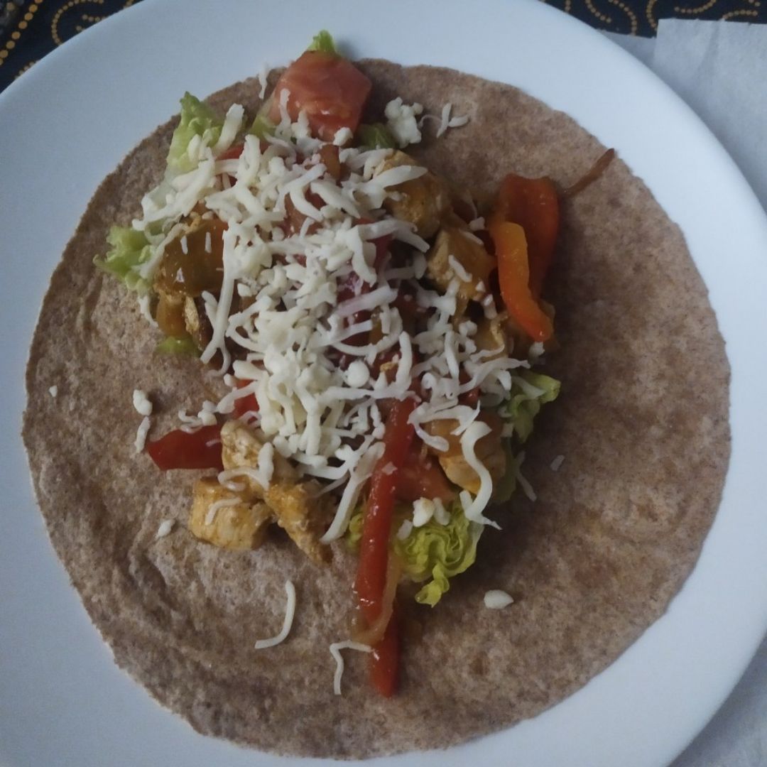 Fajitas de polloStep 0