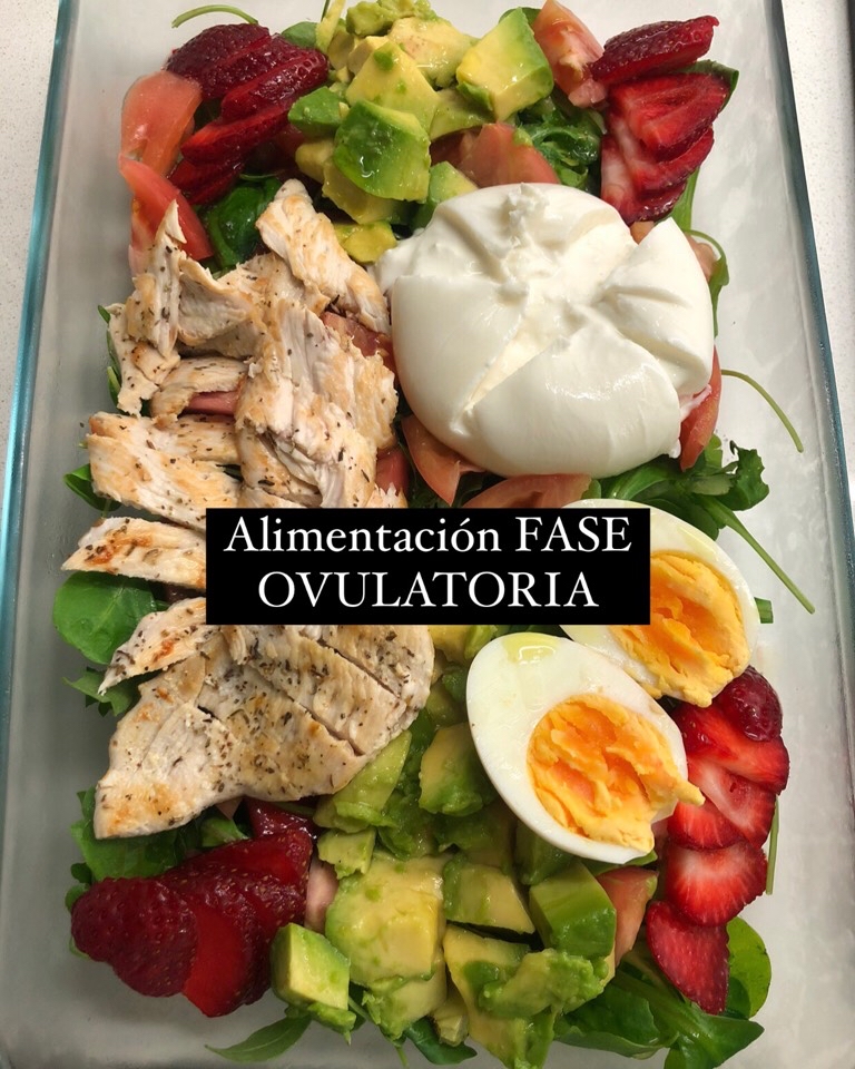 Ensalada con fresas y burrata Ensalada con fresas y burrata