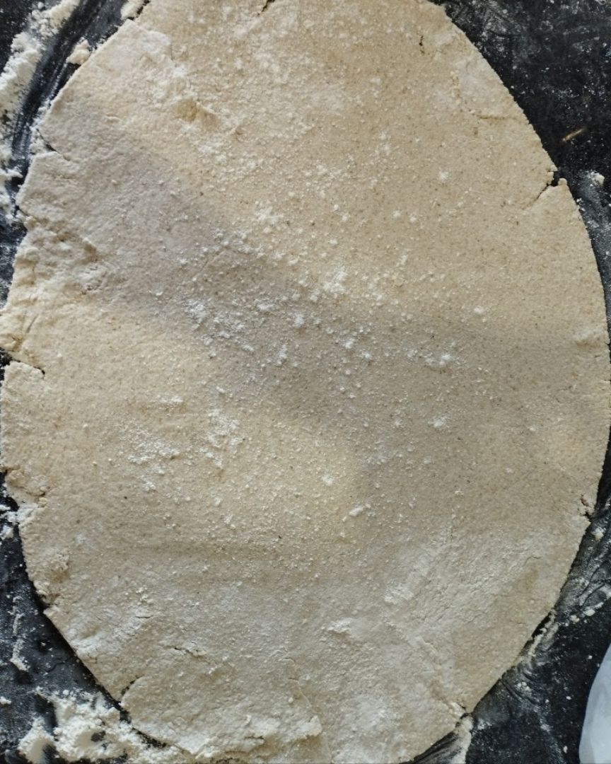Pizza de avena y yogur natural Paso 1 Pizza de avena y yogur natural Paso 1