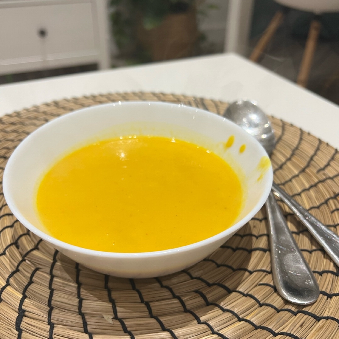 Pure de calabaza al curry Pure de calabaza al curry