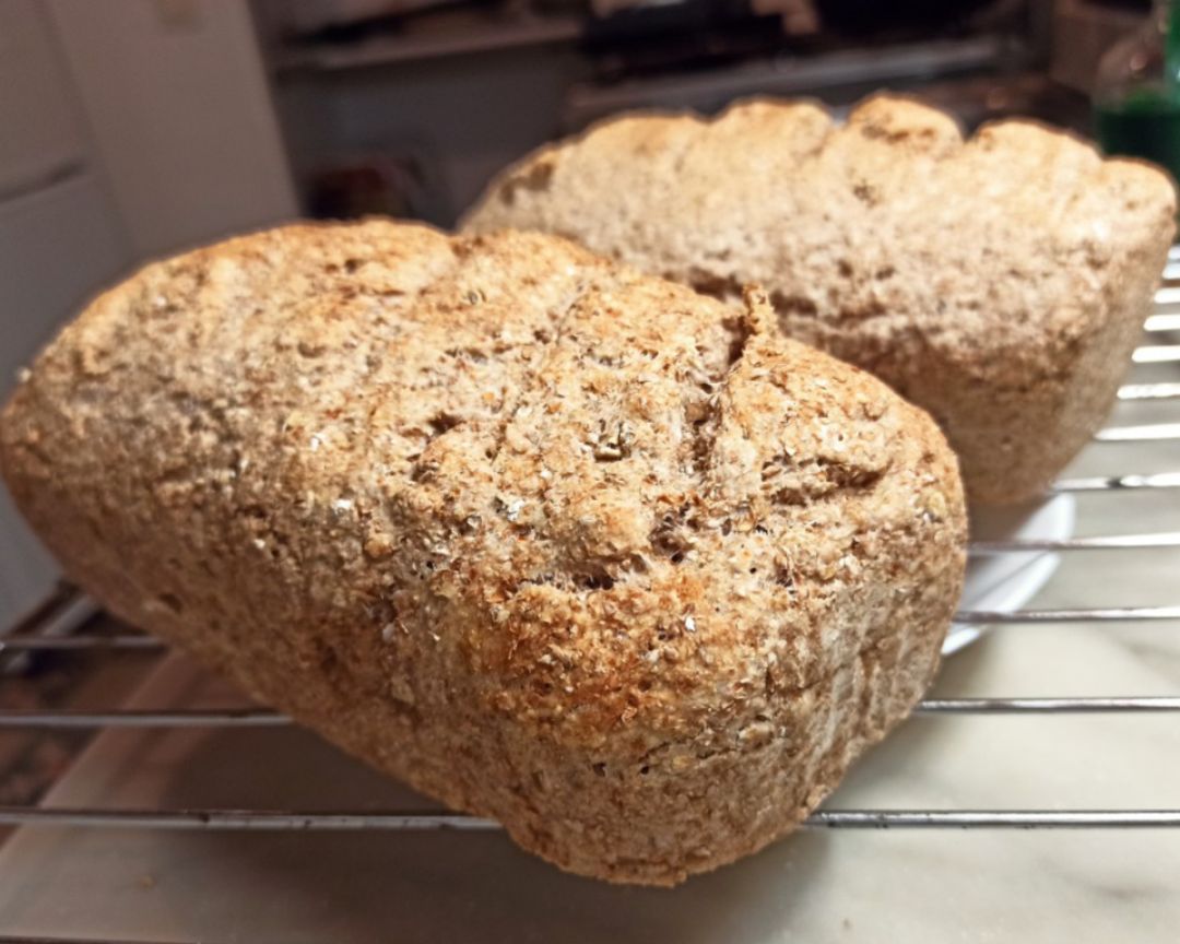 Pan integral de trigo y avena Pan integral de trigo y avena